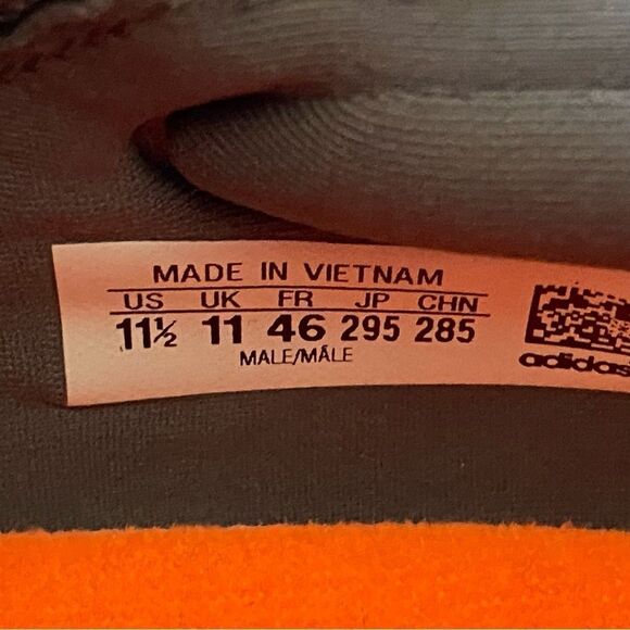 Adidas Shoes Mens 11.5 Gray Orange UltraBoost 21 Prime Knit Sneakers FY0372 - Picture 7 of 8